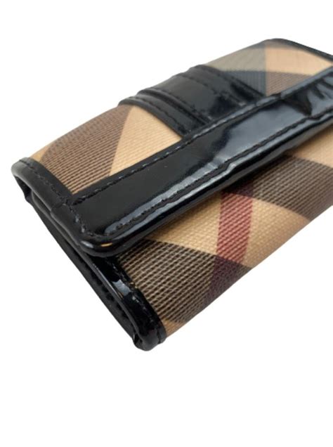 burberry zip around wallet review|burberry key holder wallet.